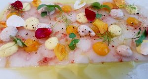 Carpaccio de gambas La Malaje