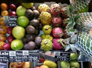 Frutas tropicales exóticas y coloristas. Los 5 Mejores