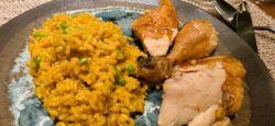 Barbecho - El Invernadero. Arroz de pollo asado