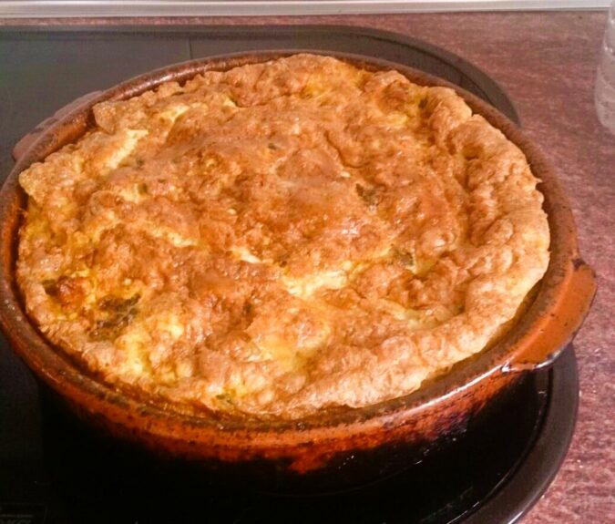 Arroz y costra.