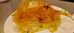 Baklava de pistacho pasta filo. Banibanoo. Barrio de Salamanca, Mártires Concepcionistas, 19. Madrid. Los 5 mejores