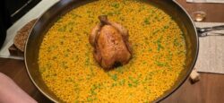 Barbecho - El Invernadero. Arroz de pollo asado