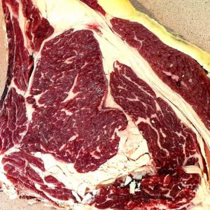 Chuletón de buey.
