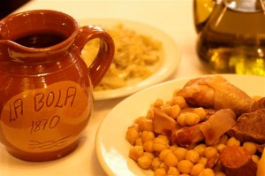 La Bola. Clásico cocido en puchero de barro. Uno de los restaurantes históricos de Madrid. Centro. los 5 mejores