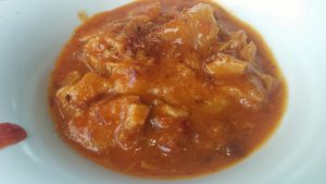 Coco callos de ternera y bacalao