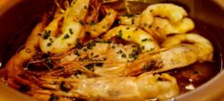 Gambas de Huelva al ajillo