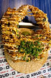 Taco softshell crab. Krudo raw Bar. Mercado de Vallehermoso. Los 5 mejores