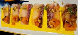 Tiradito con ají. La Renta14. Pozuelo. Los 5 mejores