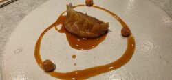 Gyoza de callos con garbanzos fritos. Hugo Chan. Chamartín. los 5 mejores